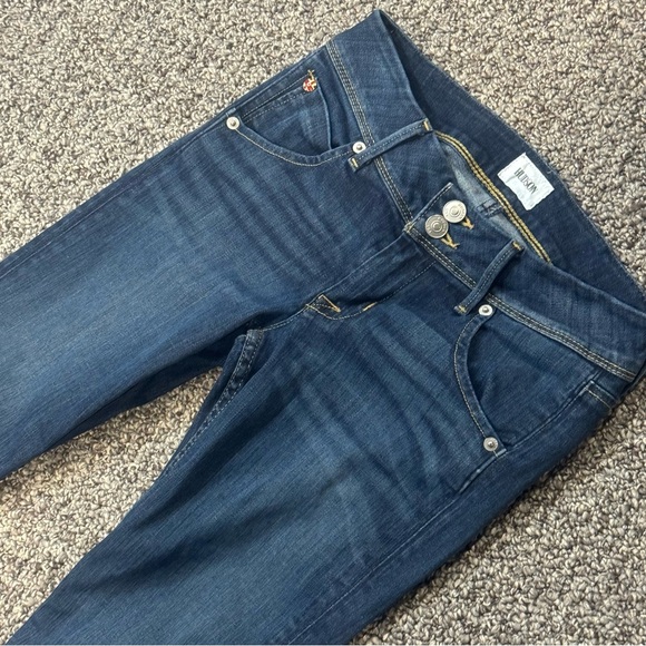 Hudson Jeans Dark Blue “Collin Flap Skinny Jeans” Color Vera - Picture 5 of 10